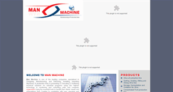 Desktop Screenshot of manmachine-eg.com