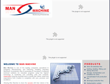 Tablet Screenshot of manmachine-eg.com
